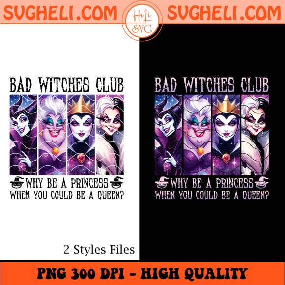 Bad Witches Club Png Bad Girls Png Perfectly Wicked Png Sublimation Design