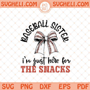 Baseball Sister Svg Funny Baseball Sister Svg Baseball Sis Svg Png Dxf Eps Files