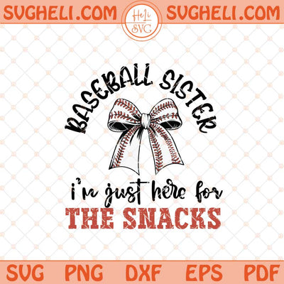 Baseball Sister Svg Funny Baseball Sister Svg Baseball Sis Svg Png Dxf Eps Files