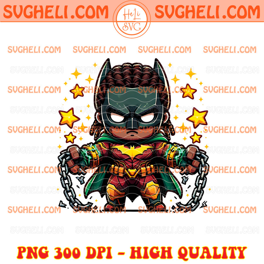 Batman Black African American Png Batman Juneteenth Png
