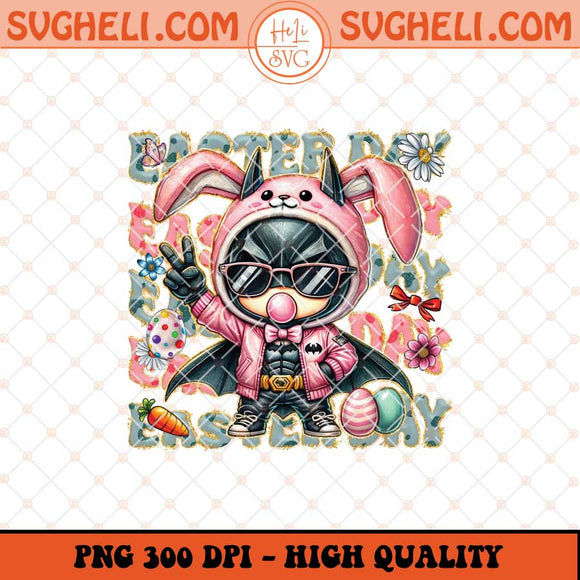 Batman Easter With Sunglasses Png Batman Bunny Png Sublimation Files