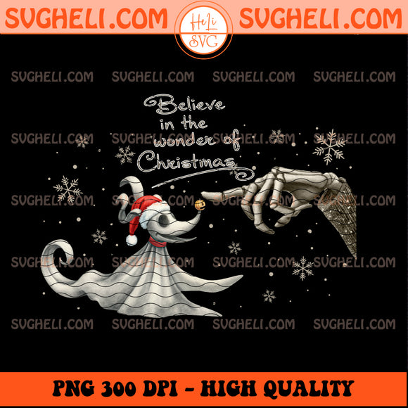 Believe In The Wonder Of Christmas Jack And Zero Png