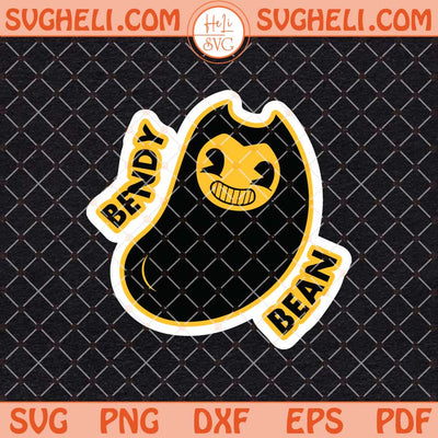 Bendy Bean Svg Bendy And the Ink Machine Svg Png Dxf Eps Files