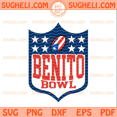 Benito Bowl Singer Super Bowl Football Inspired Svg