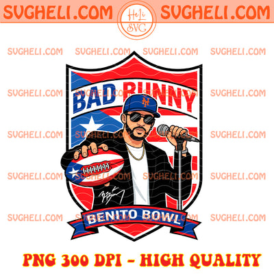 Benito Bunny Puerto Rico Flag Football Png Bad Bunny Png