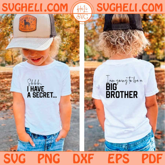 Big Brother Svg I have A Secret Svg Promoted To Big Brother Svg Png Dxf Eps Files