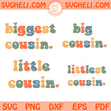Big Cousin Retro Svg Bundle Biggest Cousin Svg Cousin Svg Png Dxf Eps Files