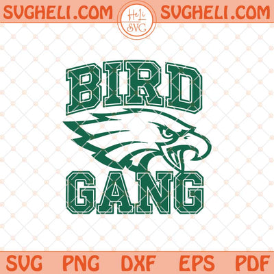 Bird Gang Svg Eagle Football Svg Bird Gang Eagle Svg Png Dxf Eps Files