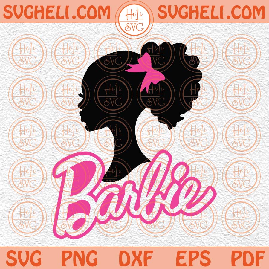 Black Barbie Svg Black Doll Curly Afro Svg Afro Babe Svg Barb Svg, image size:900x900