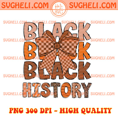 Black History Coquette Png MLK Day Coquette Bow Png
