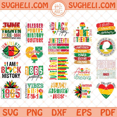 Black History Month Svg Bundle Black History Svg Bundle Png Dxf Eps Files