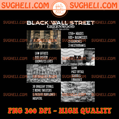 Black Wall Street Png Greenwood Tulsa 1921 Png