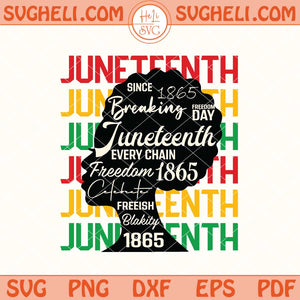 Black Woman Svg 1865 Juneteenth Svg Free Ish Svg Png Dxf Eps Files