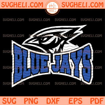 Blue Jays Baseball Team Svg BlueJay Mascot Logo School Svg