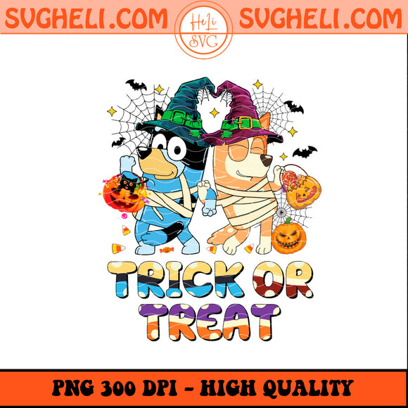 Bluey And Bingo Witches Halloween Png Trick Or Treat Png
