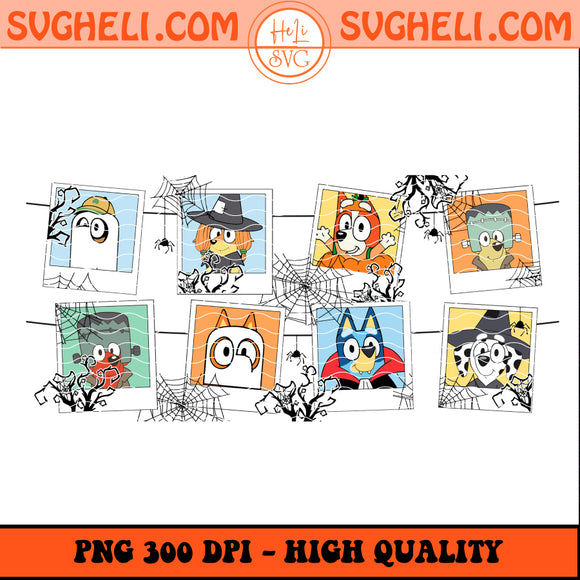 Bluey And Friend Halloween Png Bluey Halloween Png
