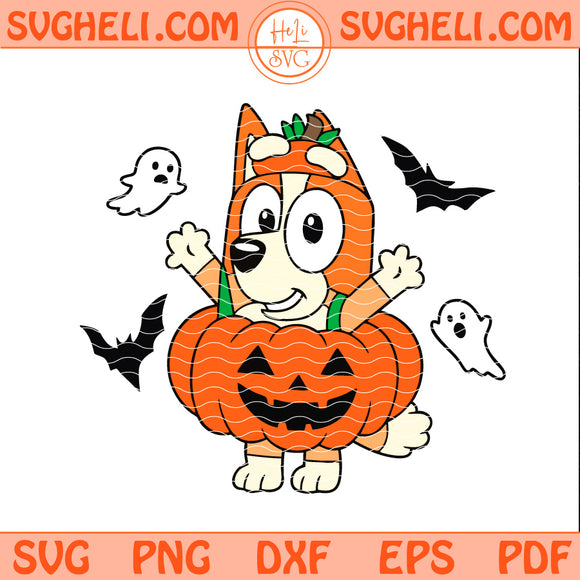Bluey Bingo Halloween Svg Bingo Halloween Svg Bluey Svg Png Dxf Eps Pdf Files