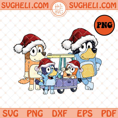 Bluey Christmas Png Holiday Movies Friends Png Xmas Png Sublimation Files