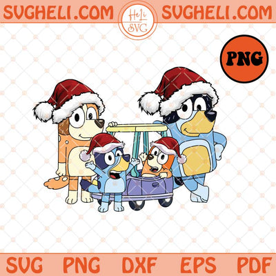 Bluey Christmas Png Movie Christmas Cartoon Png Bluey Png Sublimation Files