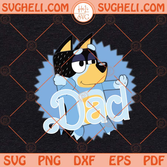 Bluey Dad Svg Barbie Dad Svg Bluey Cool Dads Club Svg Dad Svg Png Dxf Eps Files