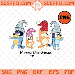 Bluey Family Christmas Png Christmas Family Png Bluey Png Sublimation Files