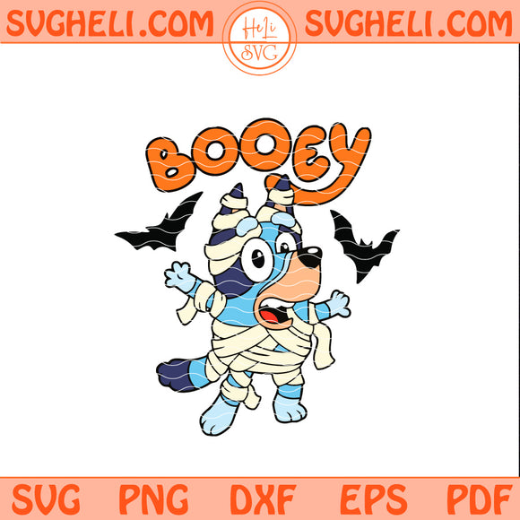 Bluey Halloween Booey Svg Bluey Trick or Treat Svg Png Dxf Eps Pdf Files