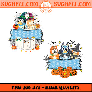 Bluey Halloween Custom Name Png Bluey Halloween Png