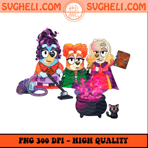 Bluey Hocus Pocus Halloween Png Bluey Halloween Png