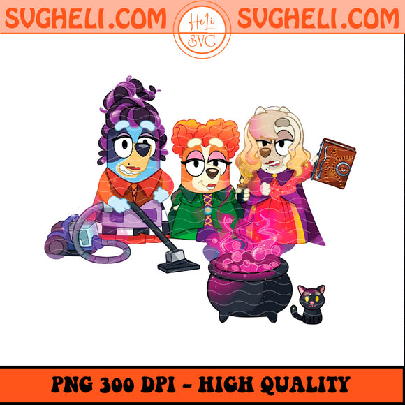 Bluey Hocus Pocus Halloween Png Bluey Halloween Png
