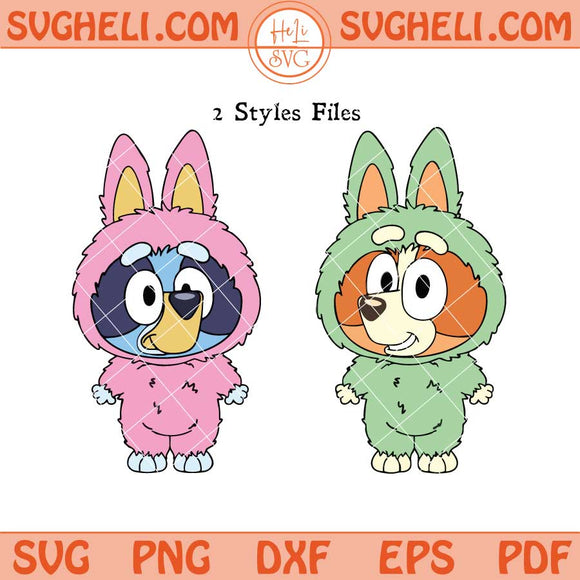 Bluey Labubu Svg Bingo Labubu Svg Labubu Bluey Svg Png Dxf Eps