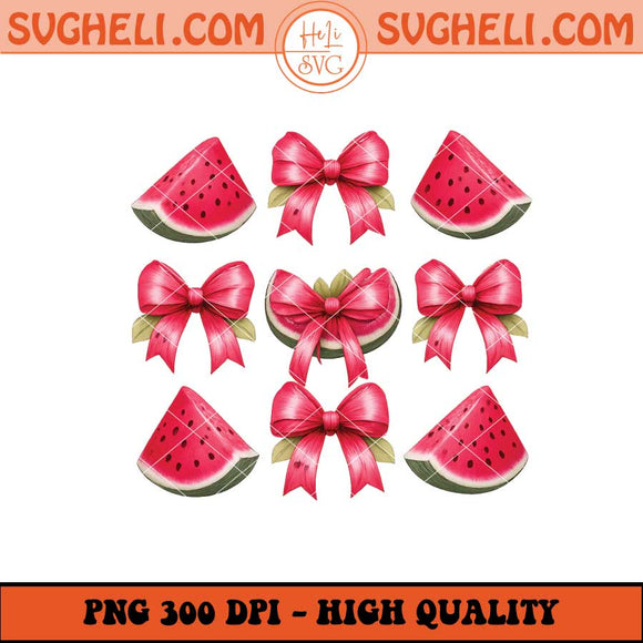 Boho Coquette Watermelon Png Preppy Summer Png Summer Png Sublimation Files