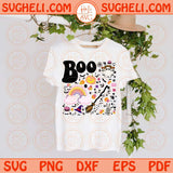 Boho Halloween Svg Boo Svg Cute Ghost Svg Spooky Babe Svg Png Sublimation Dxf Eps Files