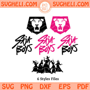 Bold Saja Boys Logo Svg Bundle KPop Demon Hunters Fan Svg Png Dxf Eps Files