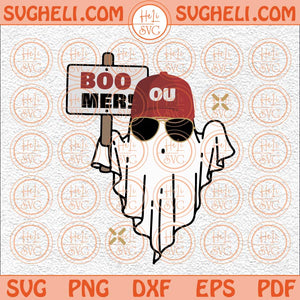 Boomer Sooner Svg Halloween Ghost Sublimate Svg Football Svg Png Dxf Eps Files