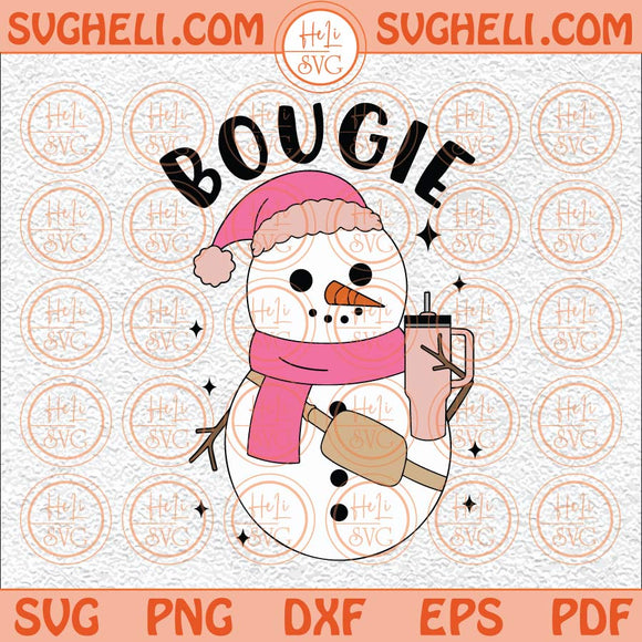 Bougie Snowman Svg Tumbler Boojee Holiday Svg Boojee Snowman Svg Png Dxf Eps