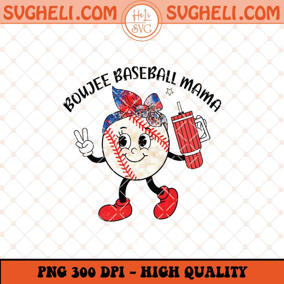 Boujee Baseball Mama Png Boujee Sports Glitter Mama Png Sublimation Files