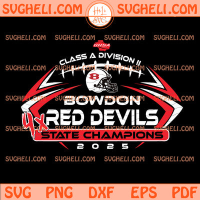 Bowdon Red Devils State Champions Svg Bowdon Red Devils Svg