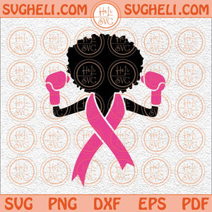 Breast Cancer Awareness Month Svg Strong Woman Svg Pink Ribbon Svg Png Dxf Eps Files