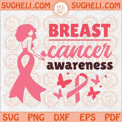 Breast Cancer Awareness Svg Mom Breast Cancer Svg Pink Ribbon Svg Png Dxf Eps Files