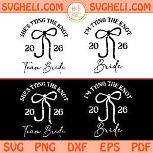Bride And Bridesmaid Matching Svg Bridal Party 2026 Svg Png Dxf Eps Pdf Files