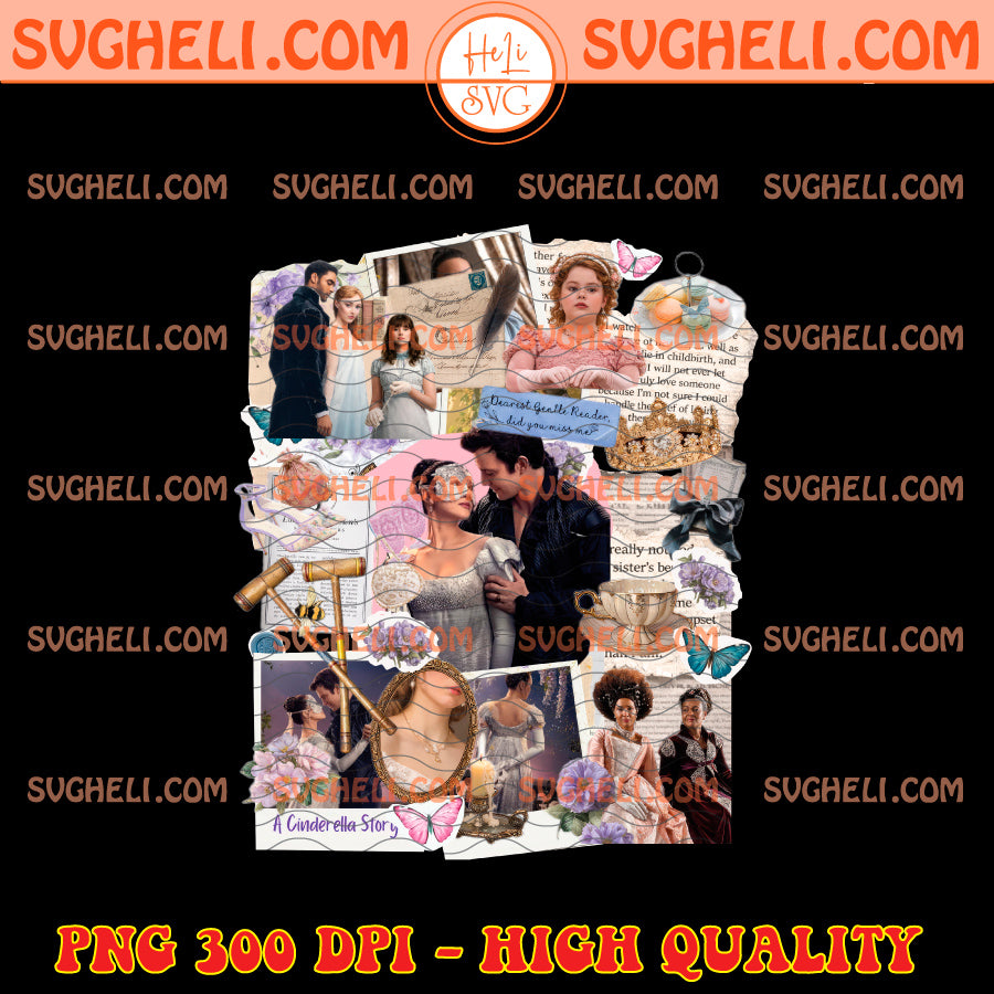 Bridgerton Movie Collage Png Lady Whistledown Tea Png