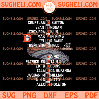 Broncos 2025 AFC West Division Champions Svg Broncos Svg