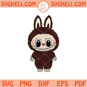 Brown Labubu Svg Cute Labubu Svg Labubu The Monster Svg Png Dxf Eps Files