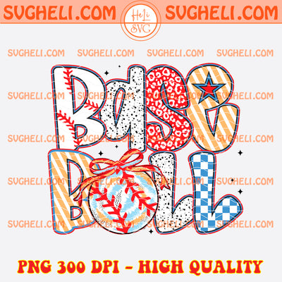 Brushstroke Baseball Coquette Png Game Day Baseball Png