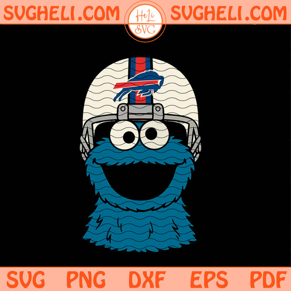 Buffalo Bills Cookie Monster Svg Bills Mafia Svg NFL Svg