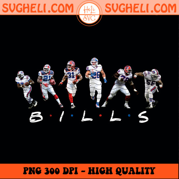 Buffalo Bills Friends NFL Png Bills Football Players Png