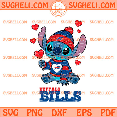 Buffalo Bills Stitch Valentine Football Svg Bills Svg