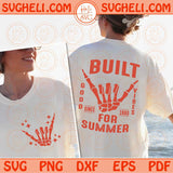 Built For Summer Svg Retro Summer Svg Summer Vibes Svg Trendy Svg Png Dxf Eps Files