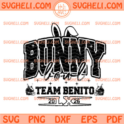 Bunny Bowl Show LX 2026 Svg Football Bowl Halftime Show Svg