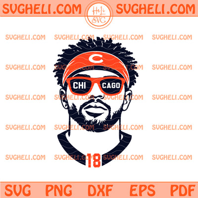 Caleb Williams Svg Chicago Football Svg Chicago Playoffs Svg